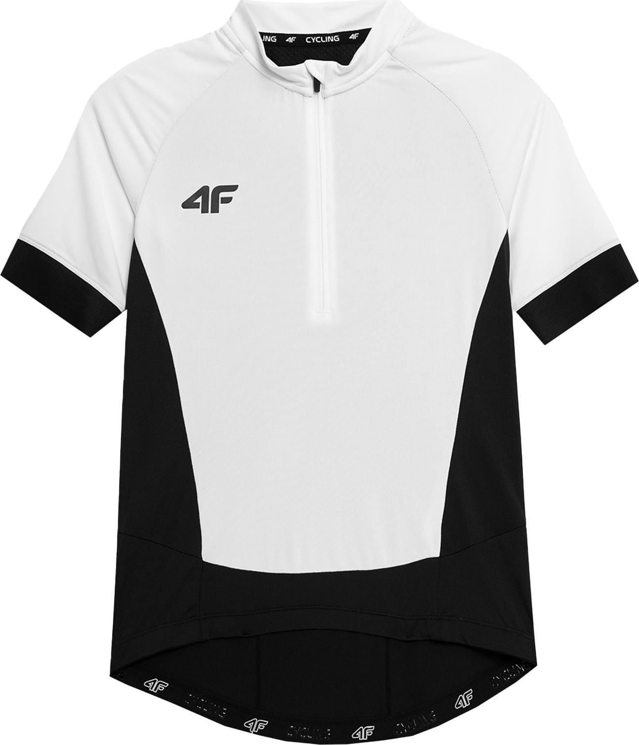 4F Funkční tričko černá / bílá