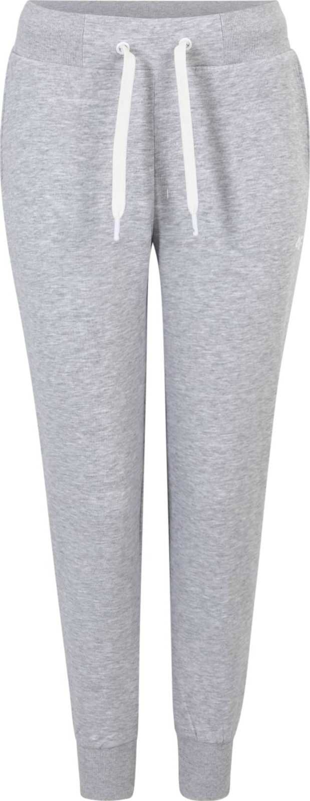 4F Sportovní kalhoty šedý melír