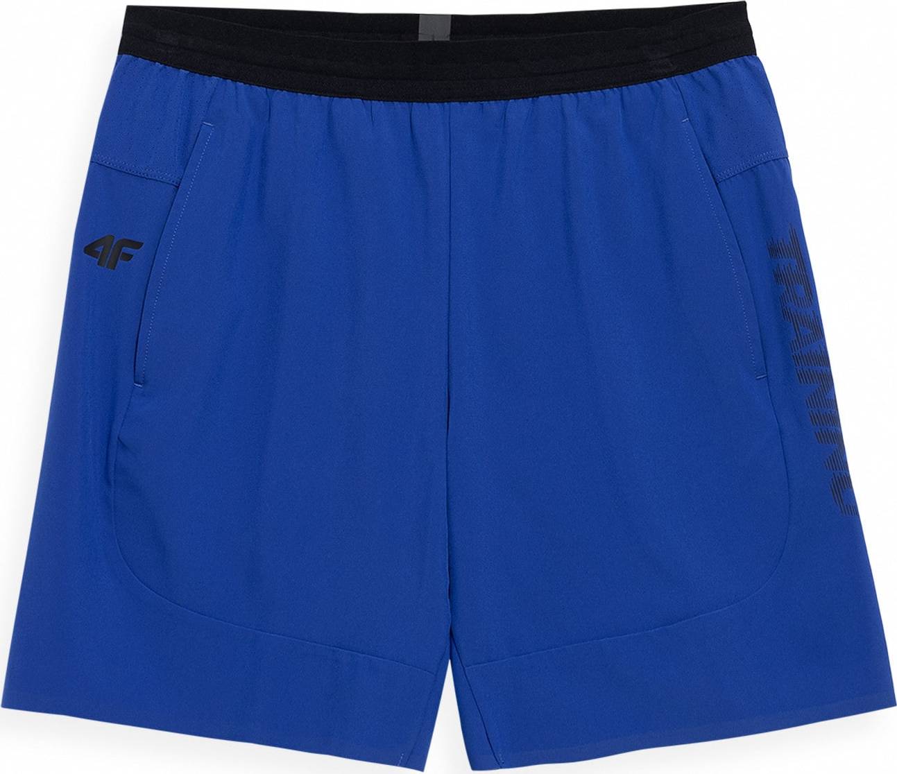 4F Sportovní kalhoty 'SKMF013' kobaltová modř / černá