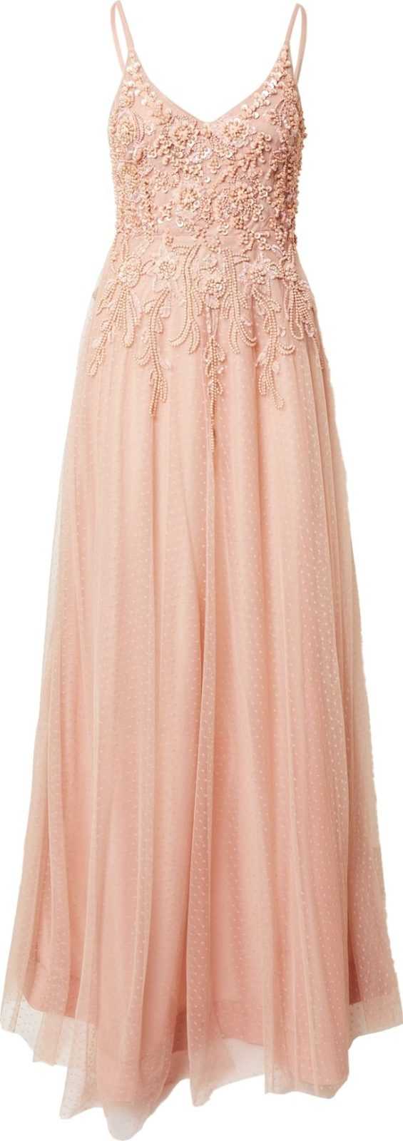 A STAR IS BORN Společenské šaty růžová
