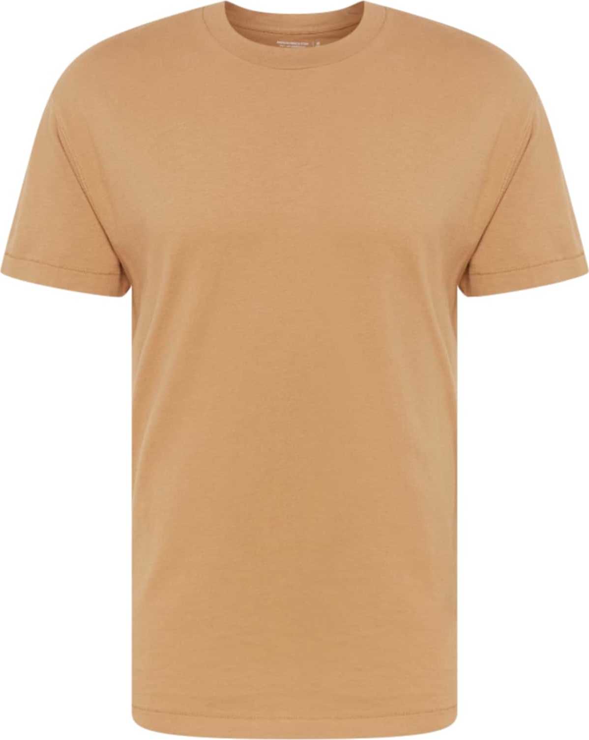 Abercrombie & Fitch Tričko světle hnědá