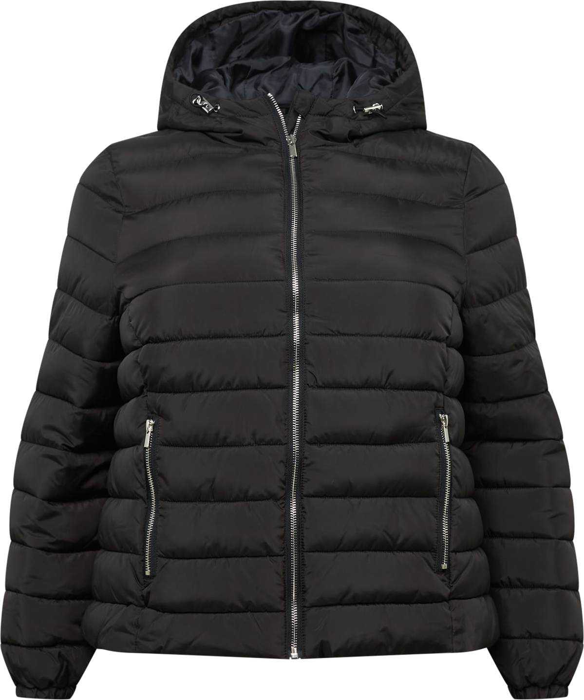 ABOUT YOU Curvy Přechodná bunda 'Christine' černá