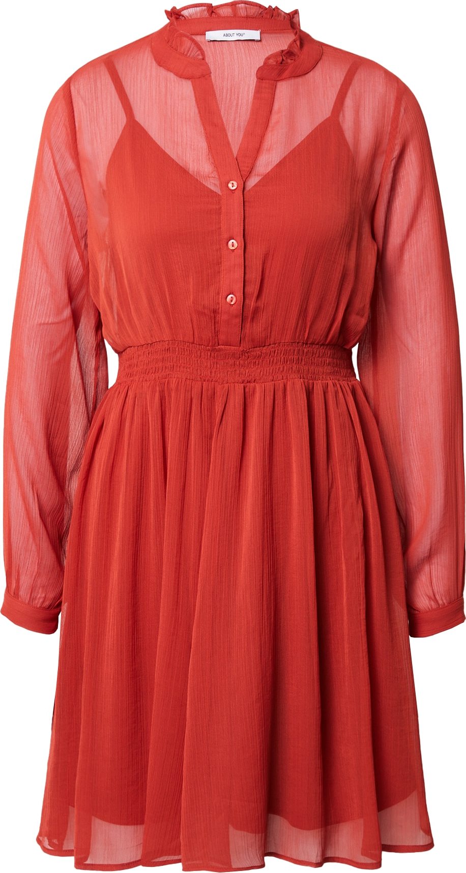 ABOUT YOU Košilové šaty 'Rea' červená