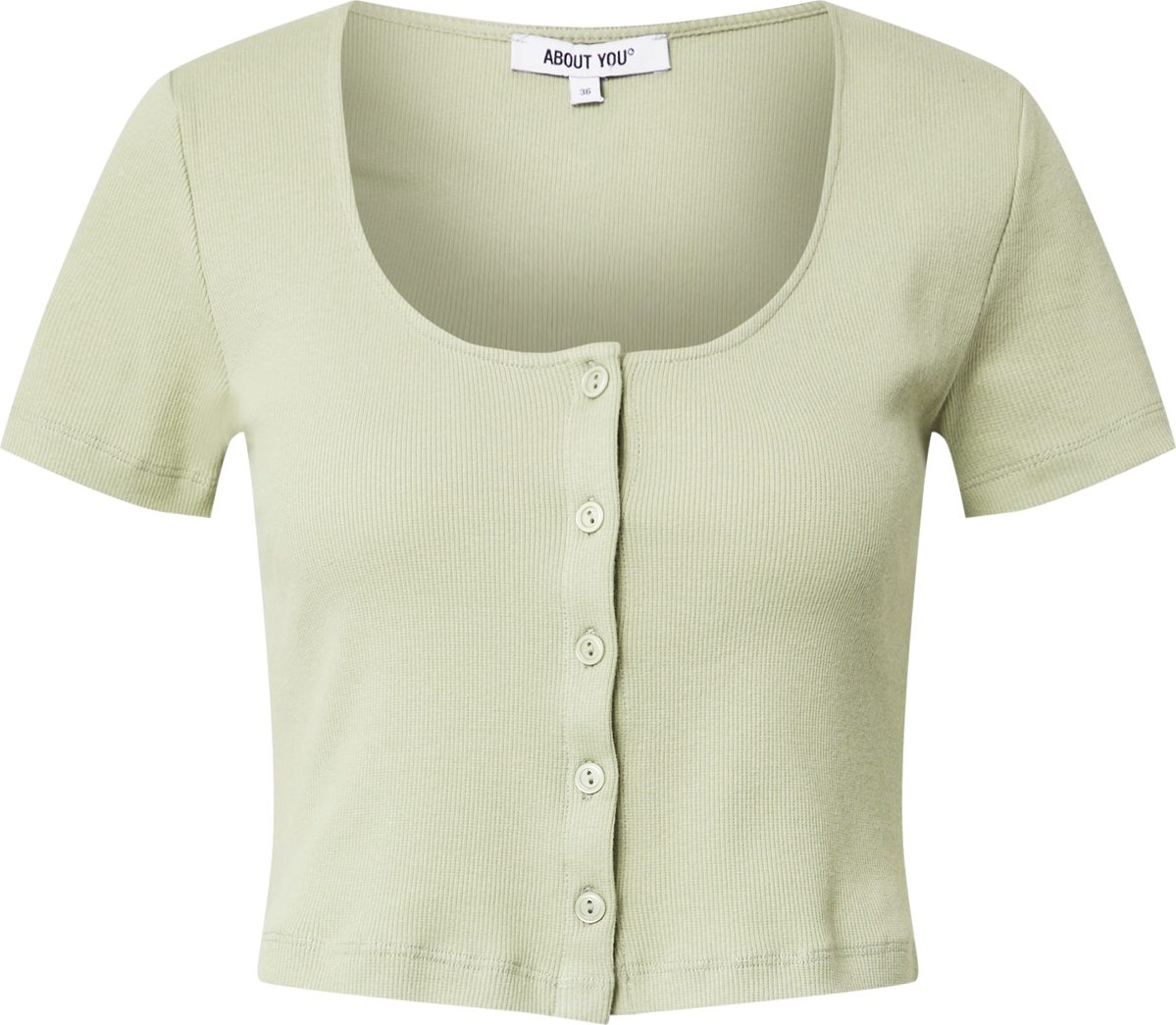 ABOUT YOU Tričko 'Samara' mátová
