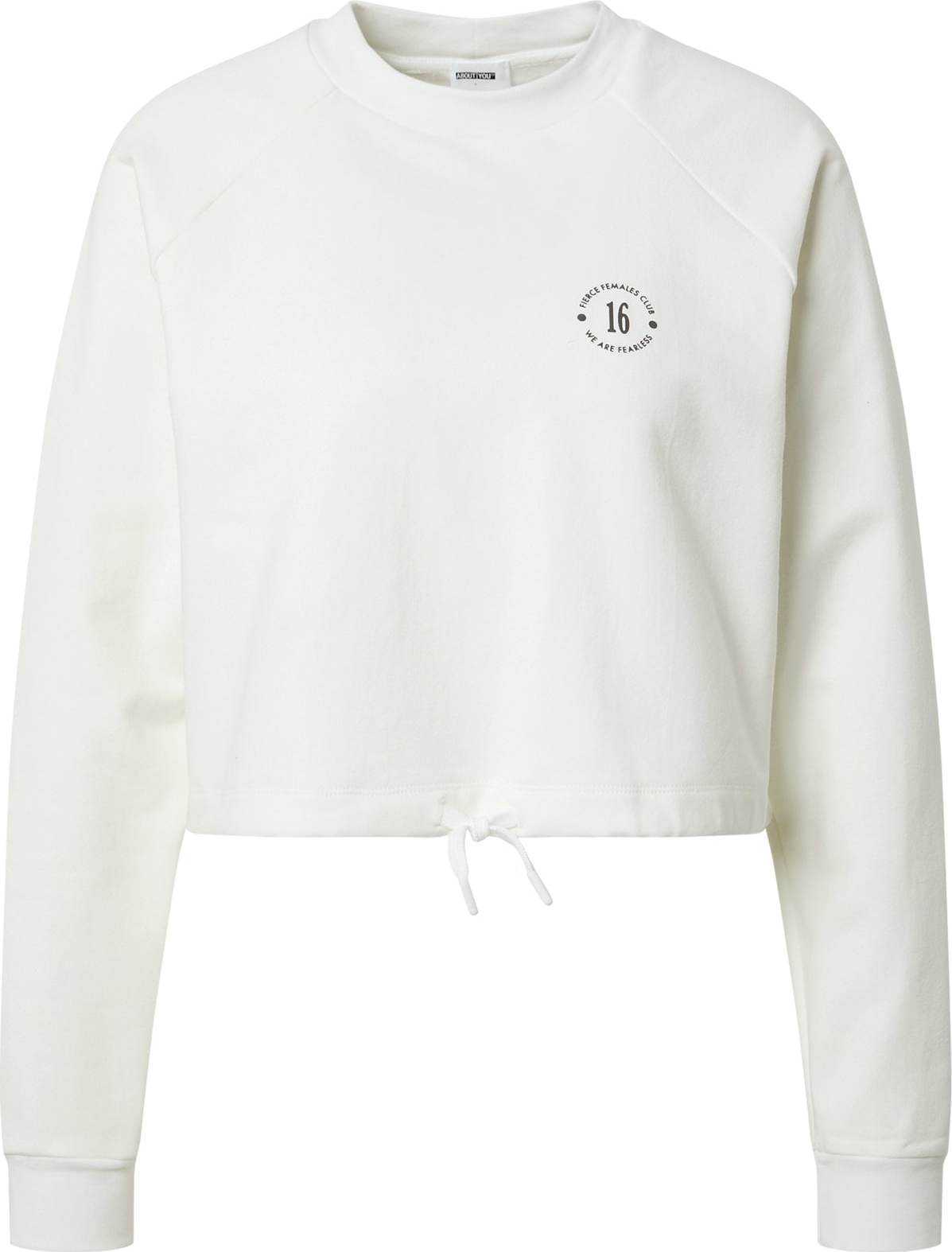 ABOUT YOU x GNTM Mikina 'Xenia' offwhite