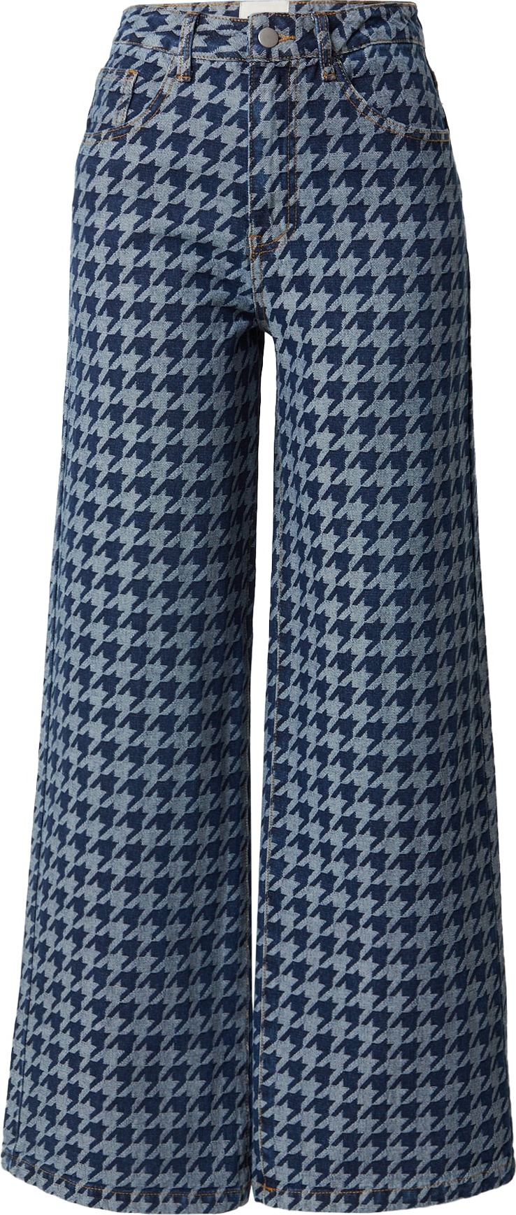 ABOUT YOU x Laura Giurcanu Džíny 'Victoria' námořnická modř / modrá džínovina