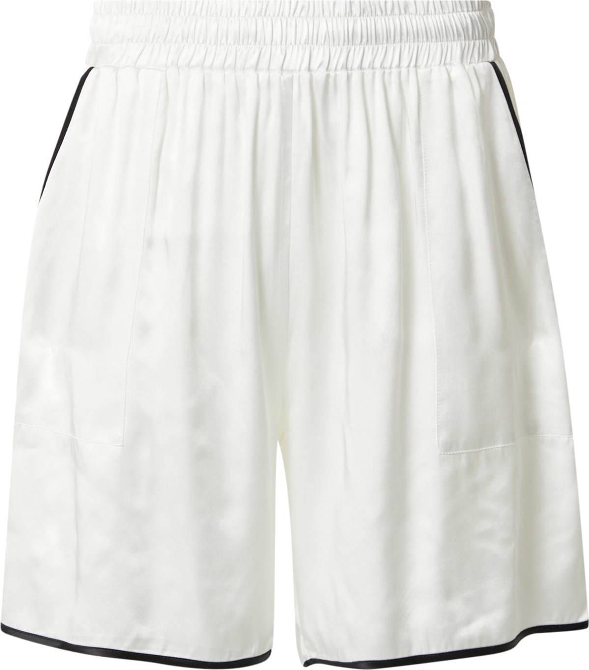 ABOUT YOU x Rewinside Kalhoty 'ARAS' černá / bílá