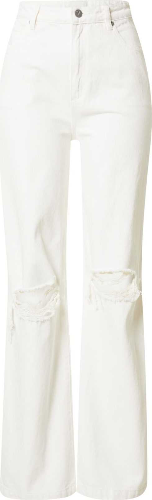 Abrand Džíny bílá džínovina