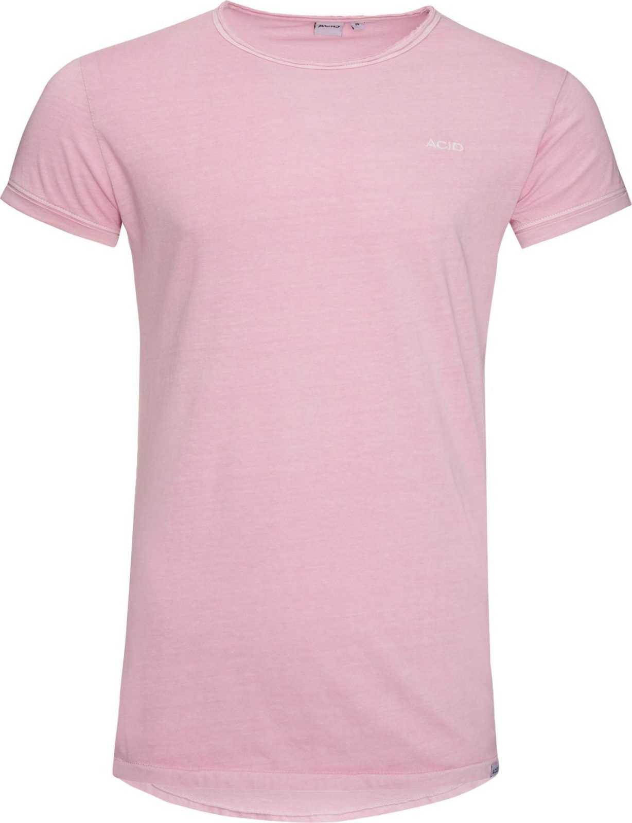 ACID Tričko 'Dye' růžová