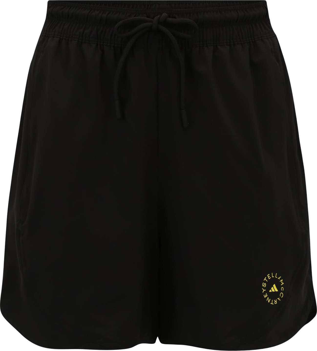 ADIDAS BY STELLA MCCARTNEY Sportovní kalhoty 'TruePurpose' žlutá / černá