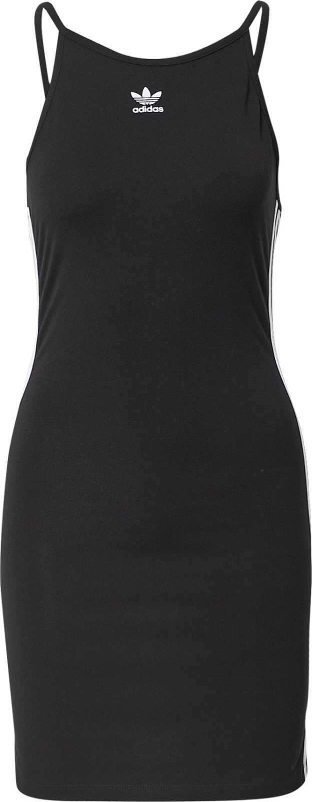 ADIDAS ORIGINALS Letní šaty černá / bílá