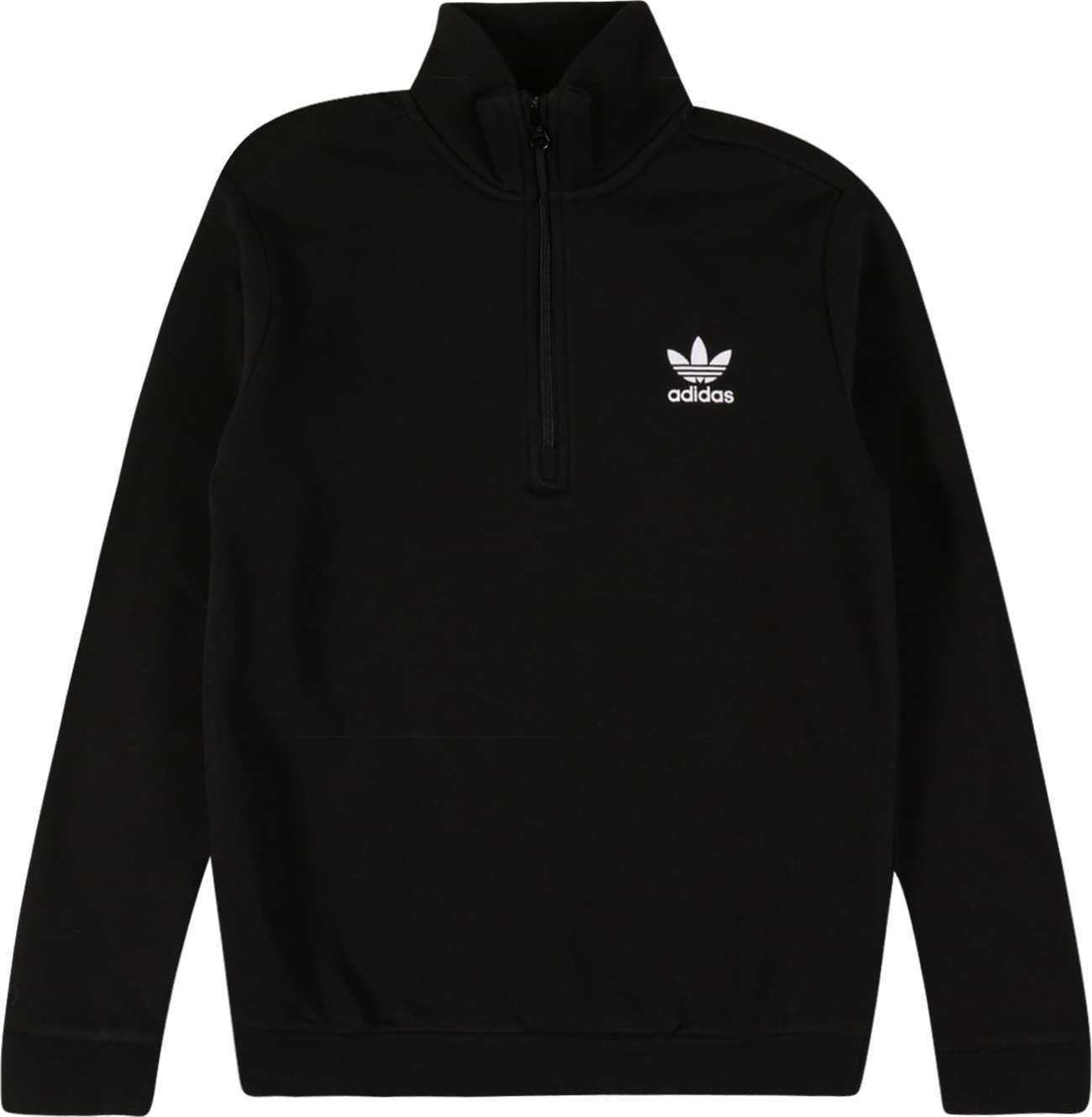 ADIDAS ORIGINALS Mikina černá / bílá