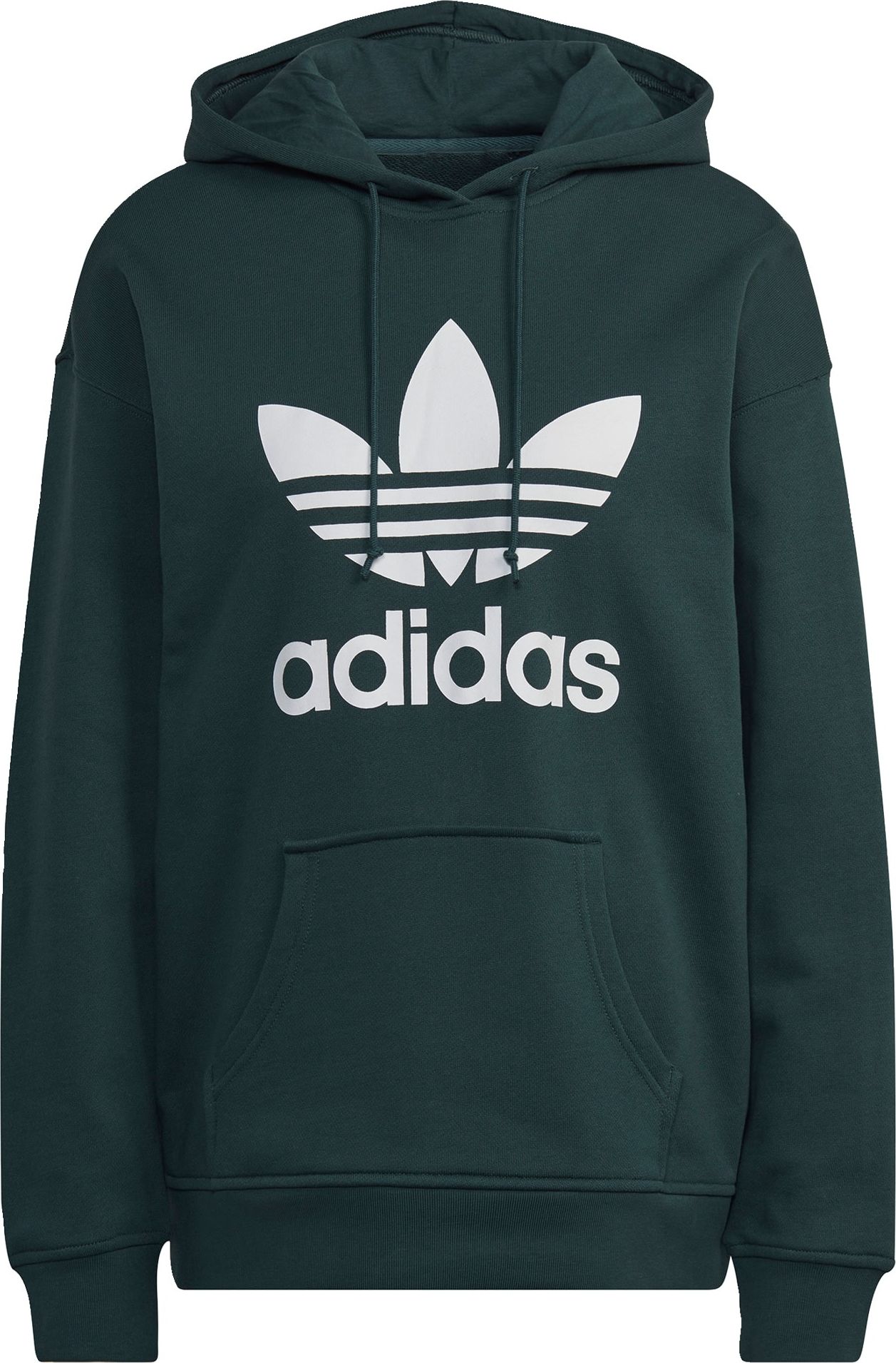 ADIDAS ORIGINALS Mikina tmavě zelená / bílá