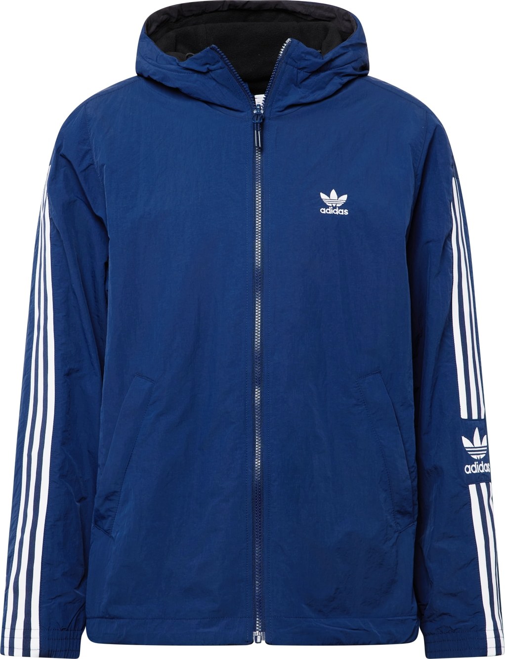 ADIDAS ORIGINALS Přechodná bunda indigo / černá / bílá