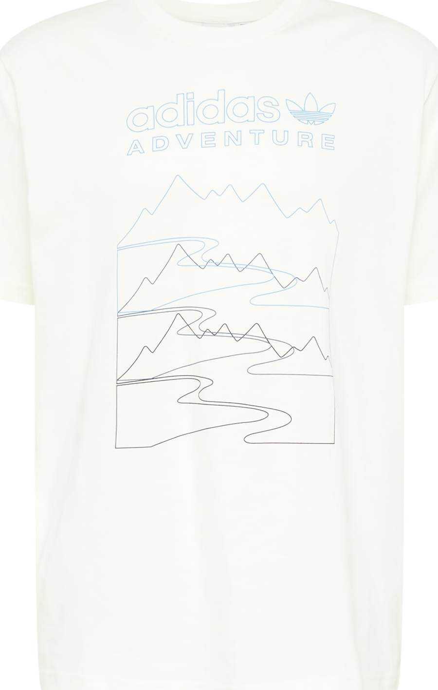 ADIDAS ORIGINALS Tričko chladná modrá / bílá