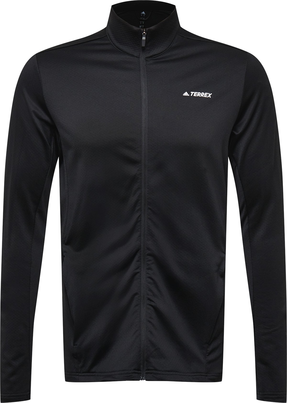 ADIDAS TERREX Sportovní mikina černá / bílá