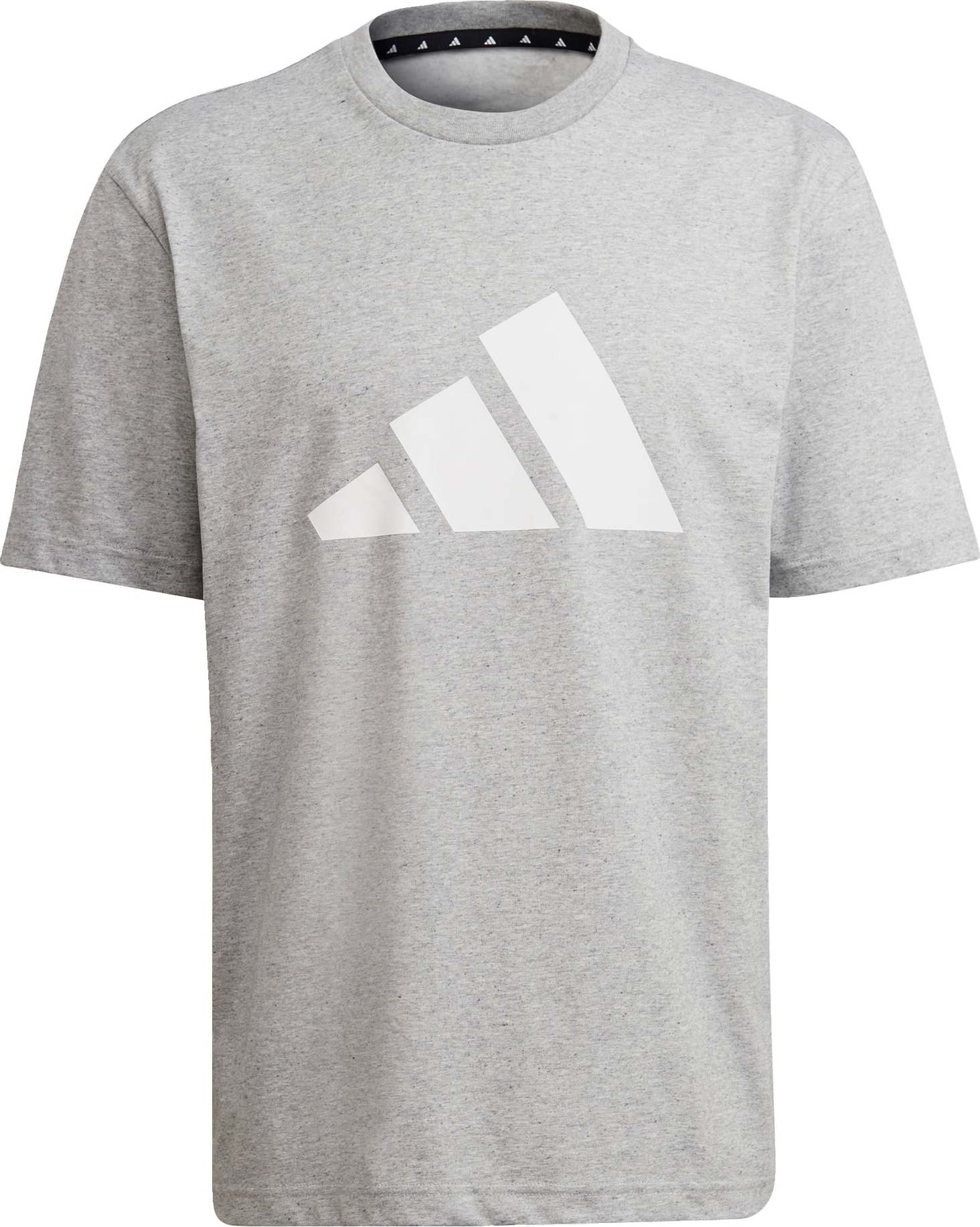 ADIDAS PERFORMANCE Funkční tričko šedý melír / černá / bílá