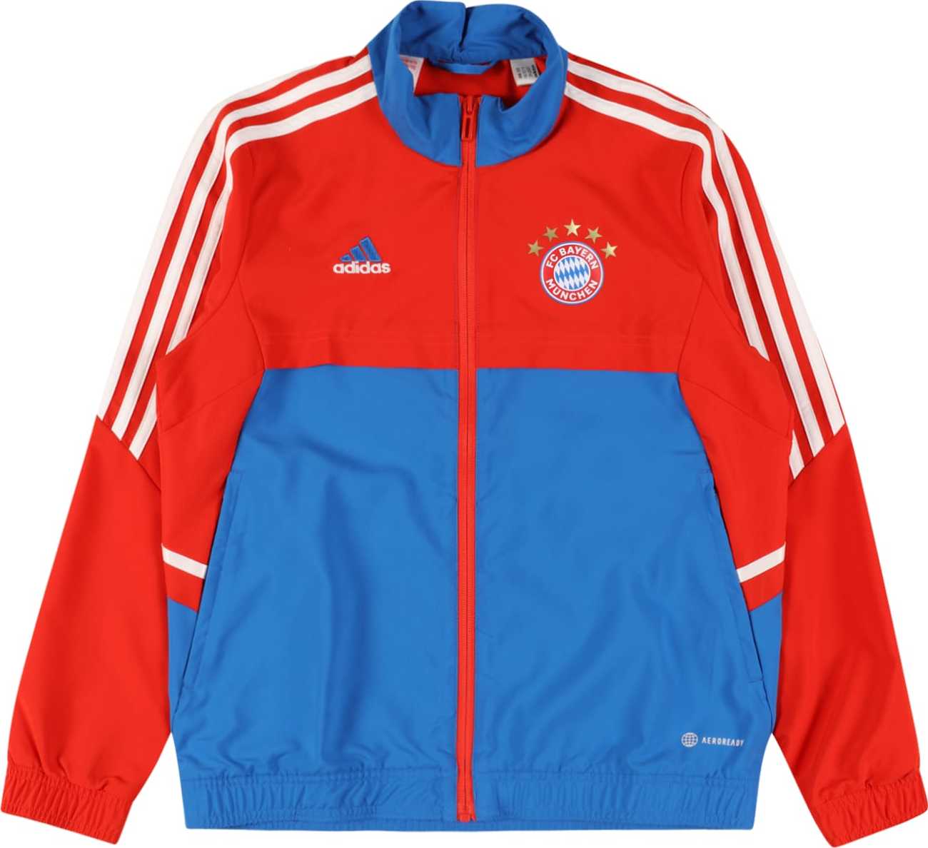 ADIDAS PERFORMANCE Sportovní bunda 'FC Bayern München' modrá / červená / bílá