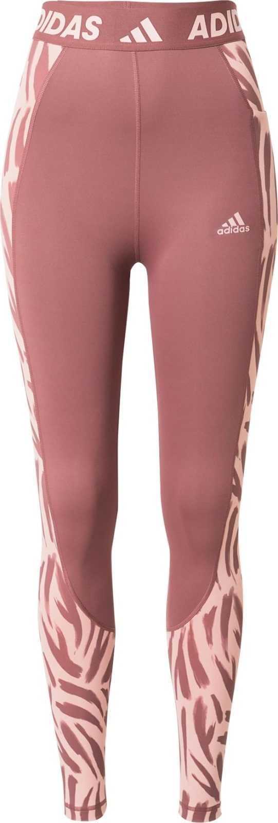 ADIDAS SPORTSWEAR Sportovní kalhoty pastelově růžová / pastelově červená