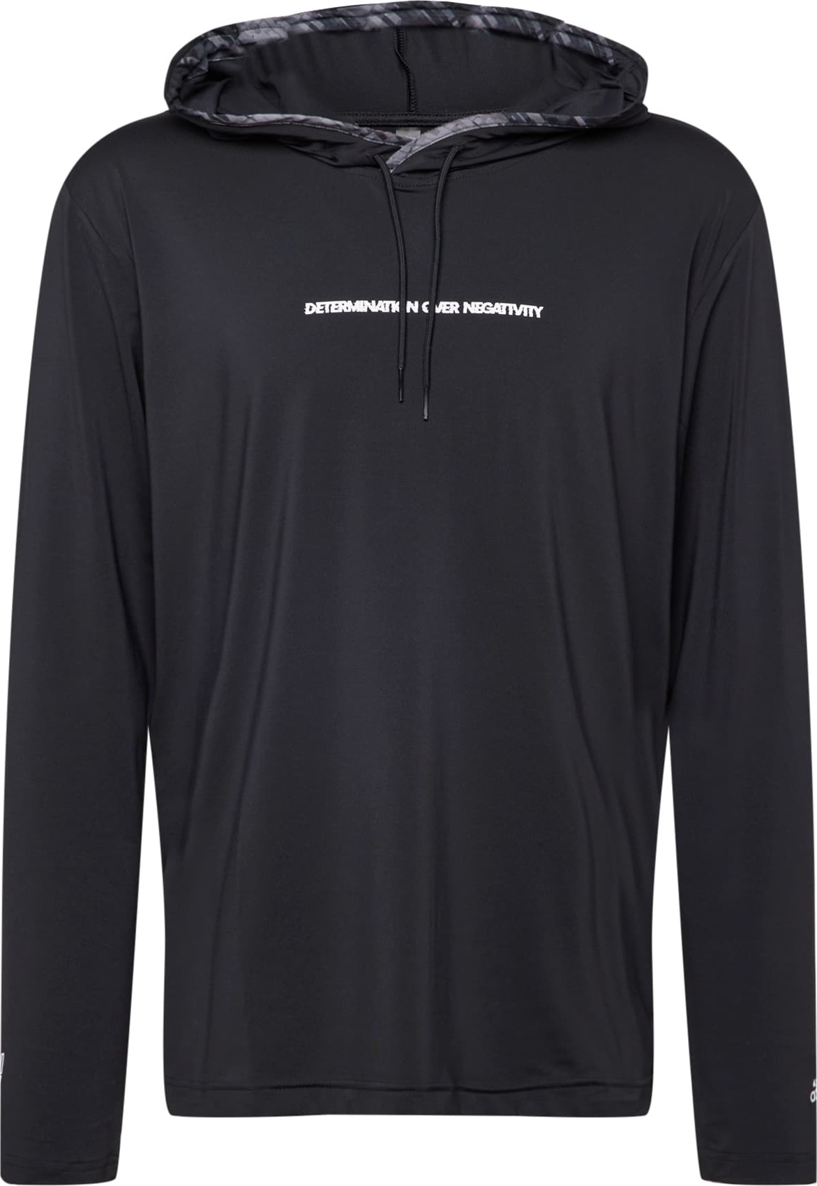 ADIDAS PERFORMANCE Sportovní mikina šedá / černá / bílá