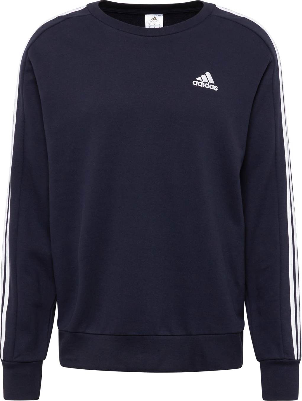 ADIDAS SPORTSWEAR Sportovní mikina tmavě modrá / bílá