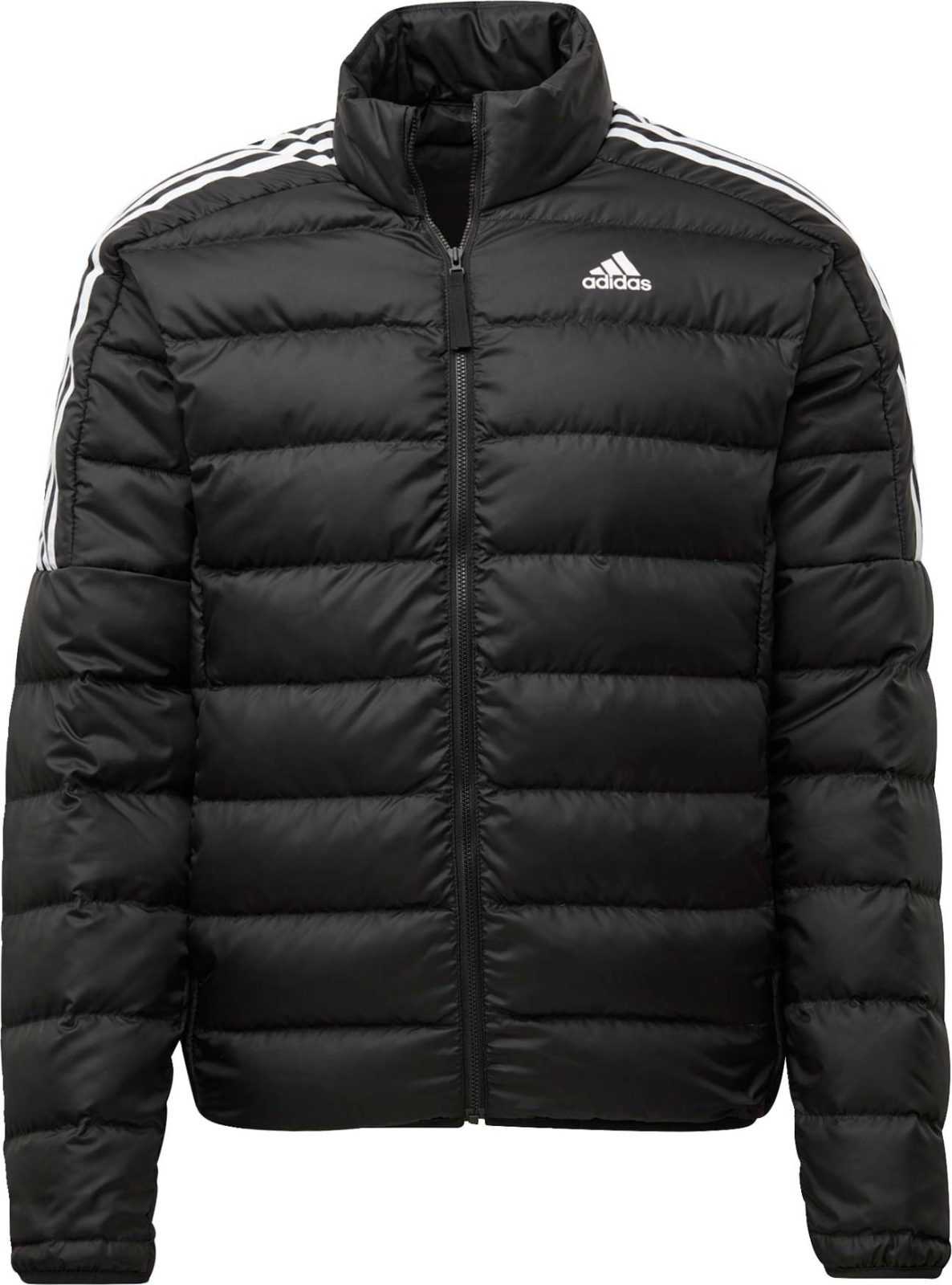 ADIDAS SPORTSWEAR Outdoorová bunda černá / bílá