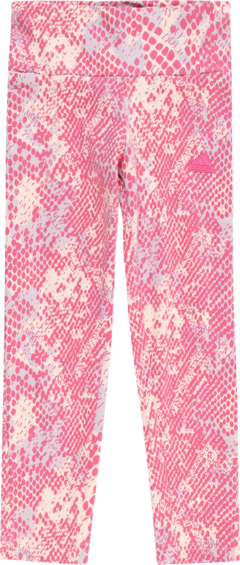 ADIDAS SPORTSWEAR Sportovní kalhoty béžová / pastelová modrá / stříbrná