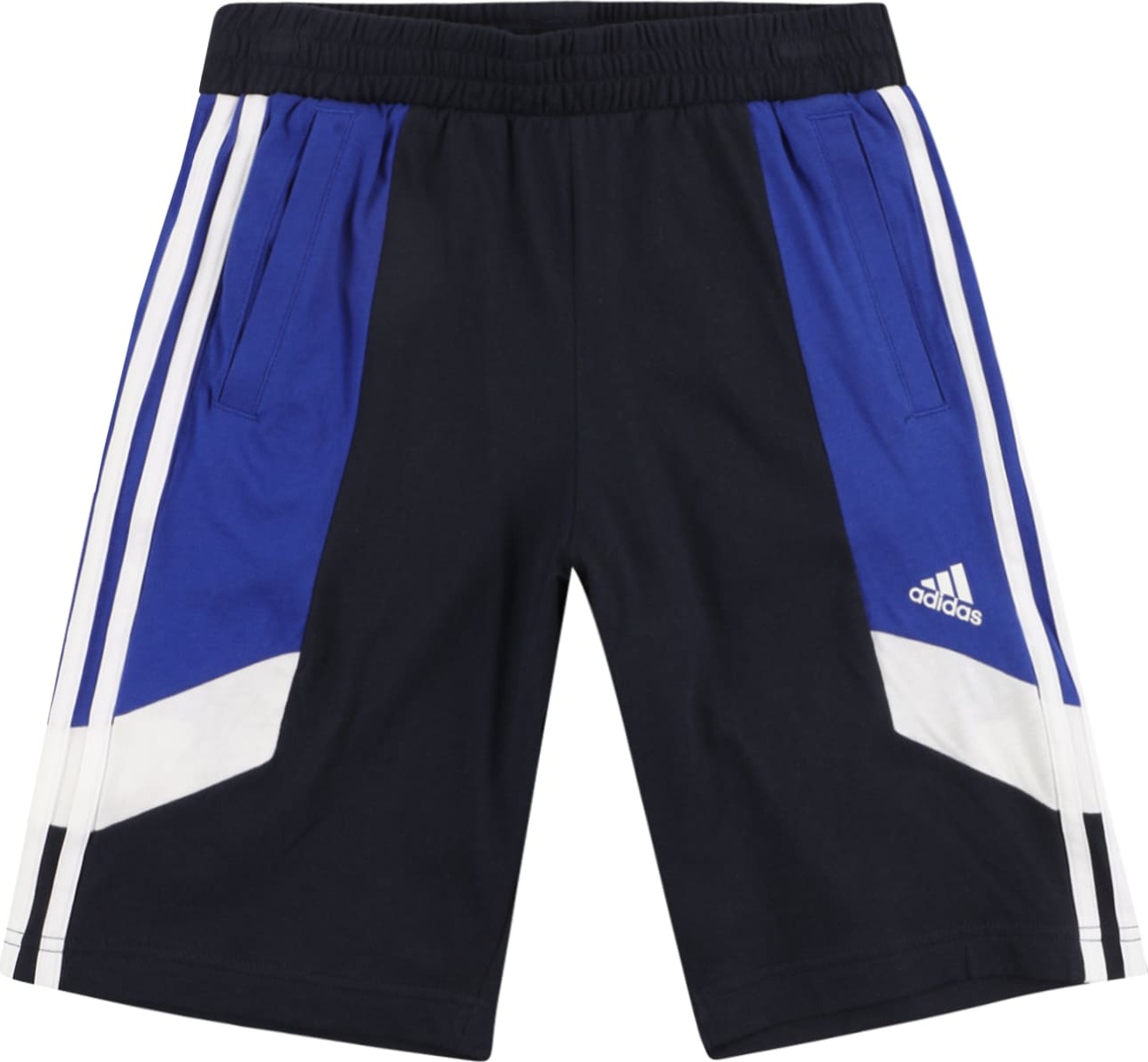 ADIDAS SPORTSWEAR Sportovní kalhoty modrá / černá / offwhite
