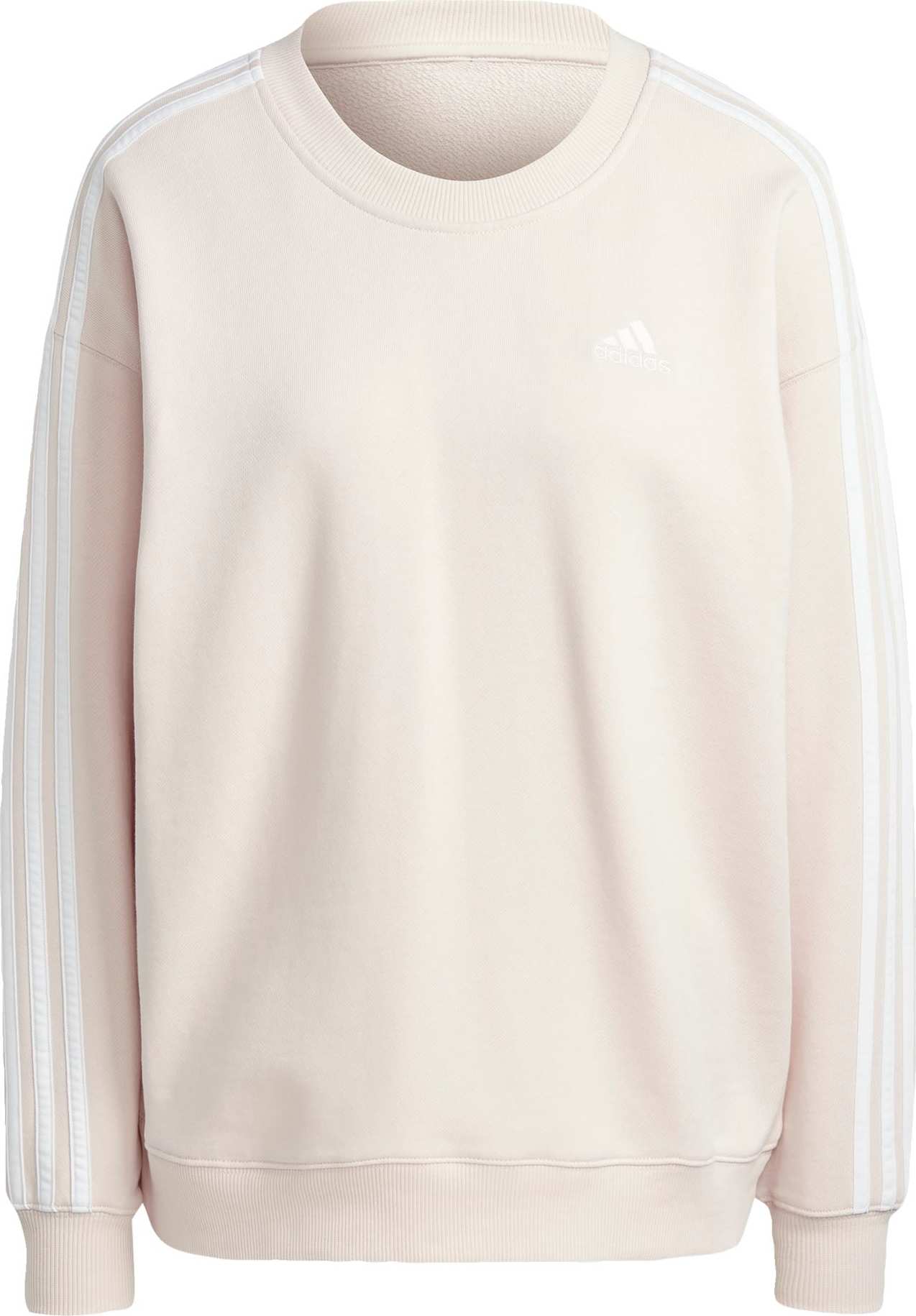 ADIDAS SPORTSWEAR Sportovní mikina pastelově růžová / bílá