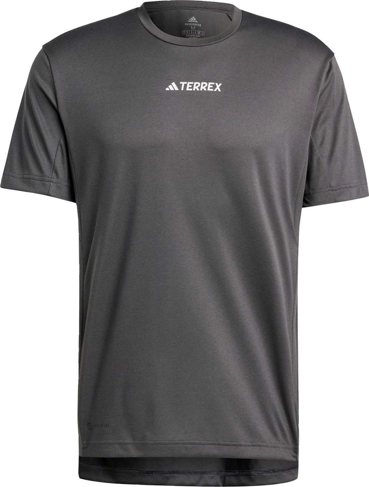ADIDAS TERREX Funkční tričko černá / stříbrná