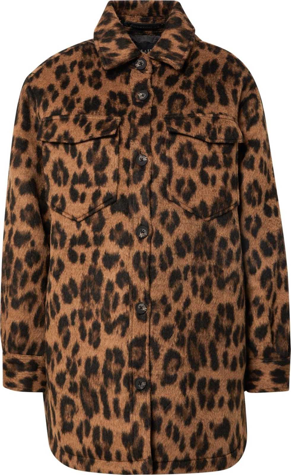 AllSaints Přechodná bunda 'Sophie' hnědá / černá