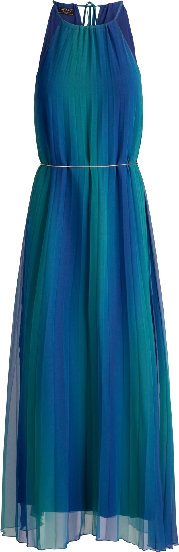 APART Společenské šaty tmavě modrá / smaragdová
