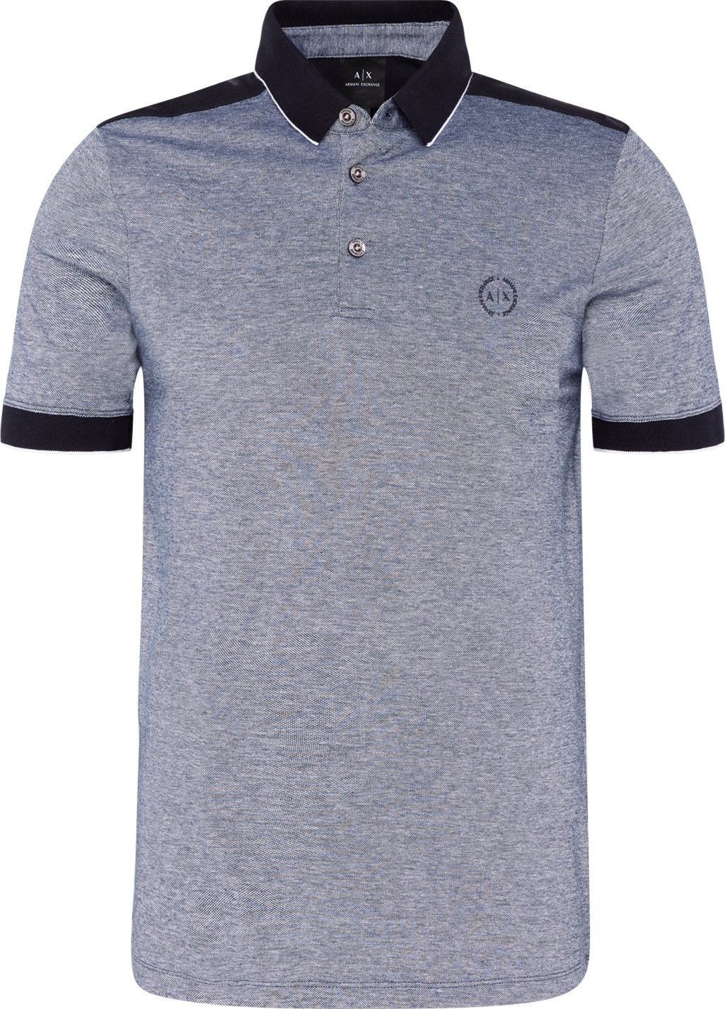 ARMANI EXCHANGE Tričko marine modrá / námořnická modř