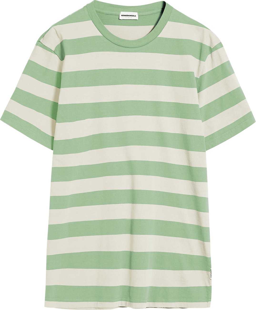 ARMEDANGELS Tričko šedá / zelená