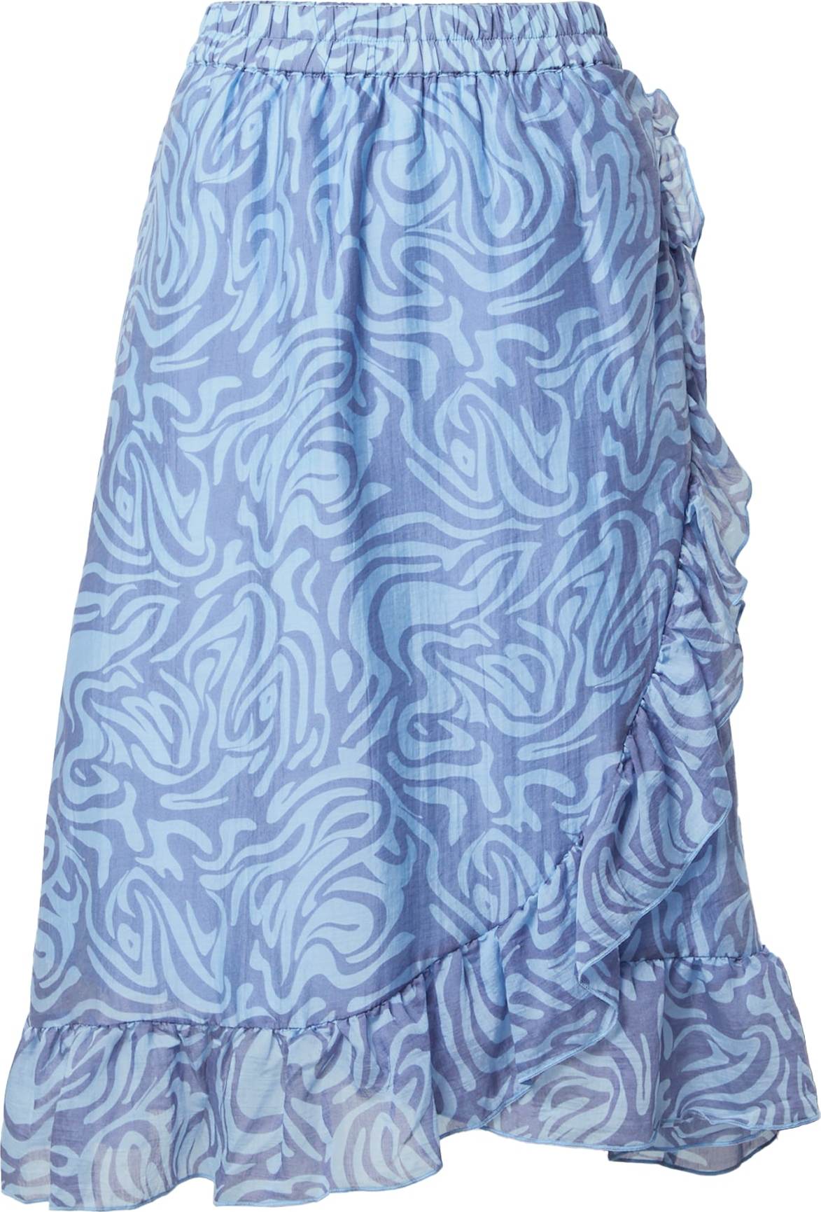 b.young Sukně 'HINI' kouřově modrá / světlemodrá