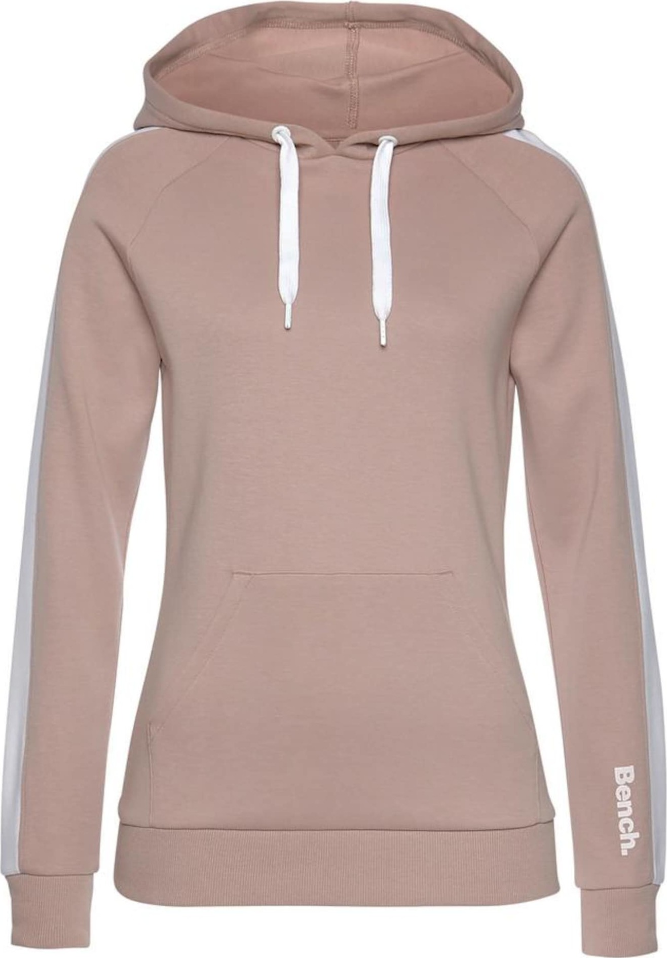 BENCH Mikina tělová / bílá