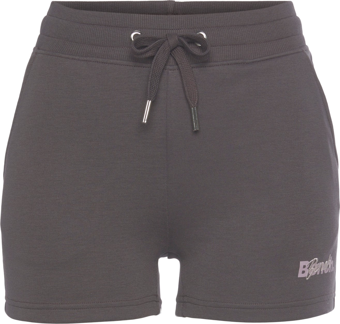 BENCH Sportovní kalhoty grafitová / stříbrně šedá / režná