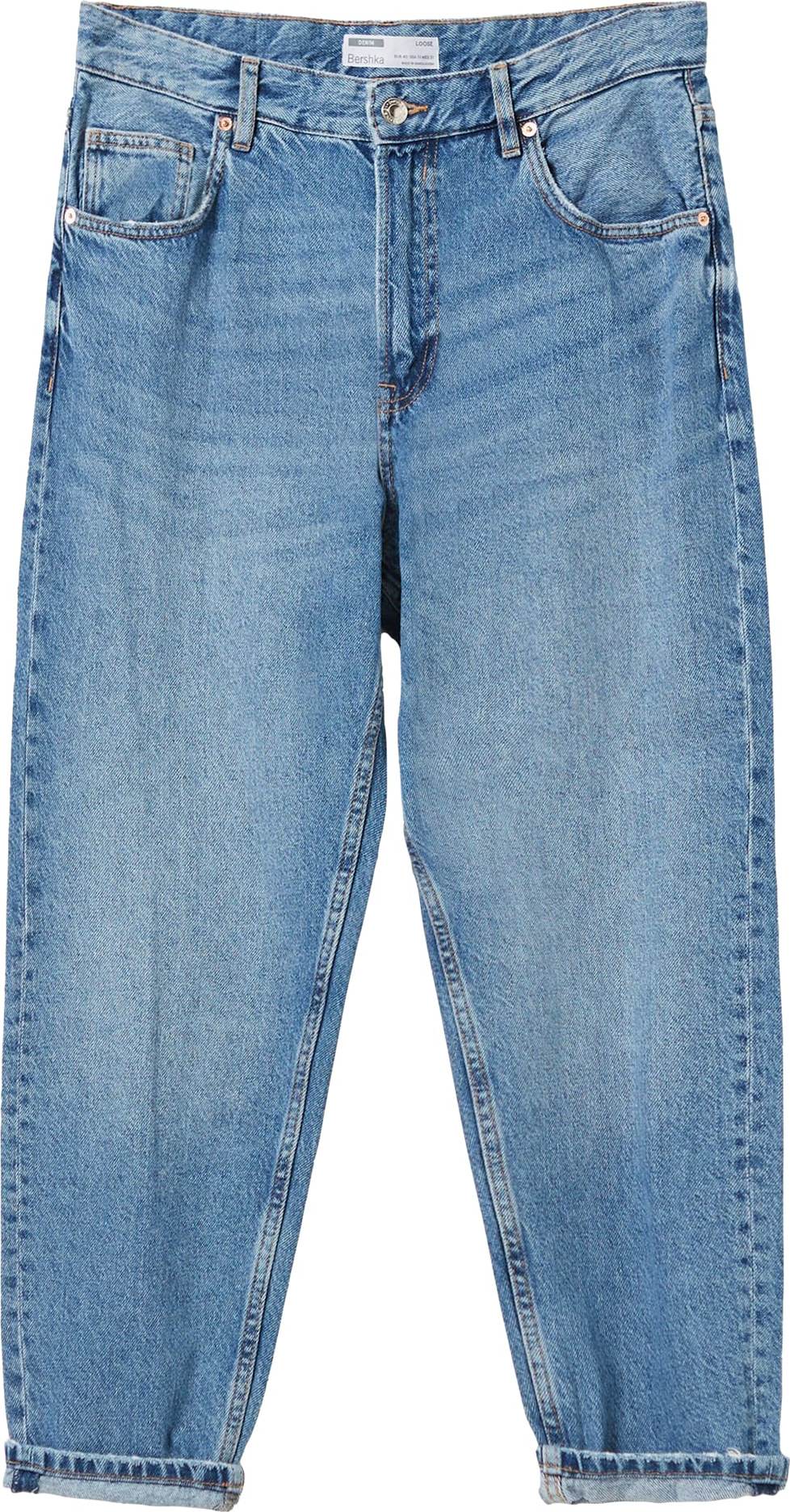Bershka Džíny modrá džínovina