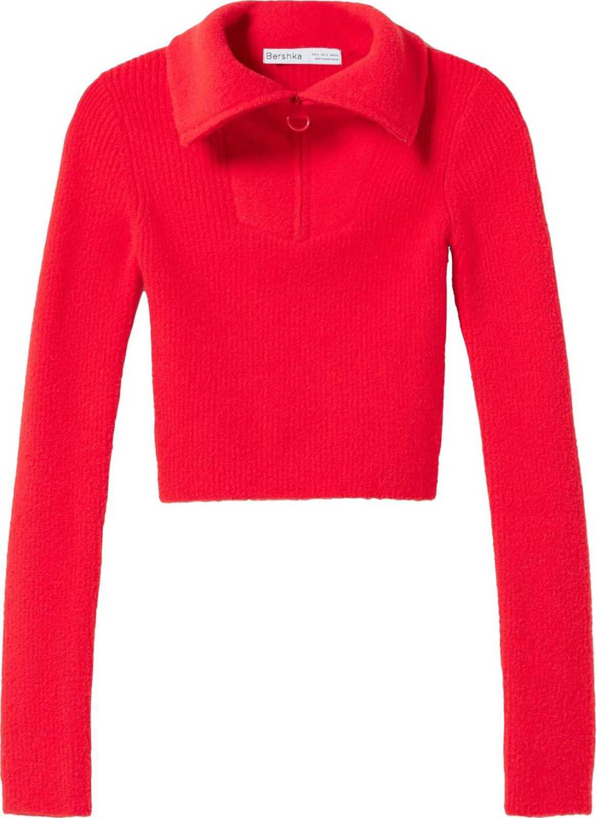 Bershka Svetr červená