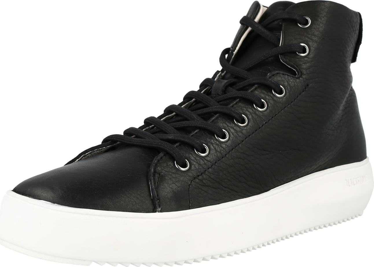 BLACKSTONE Kotníkové tenisky černá