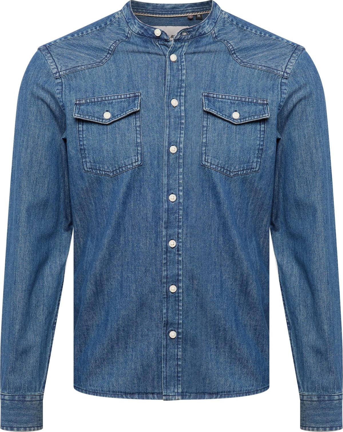 BLEND Košile modrá džínovina