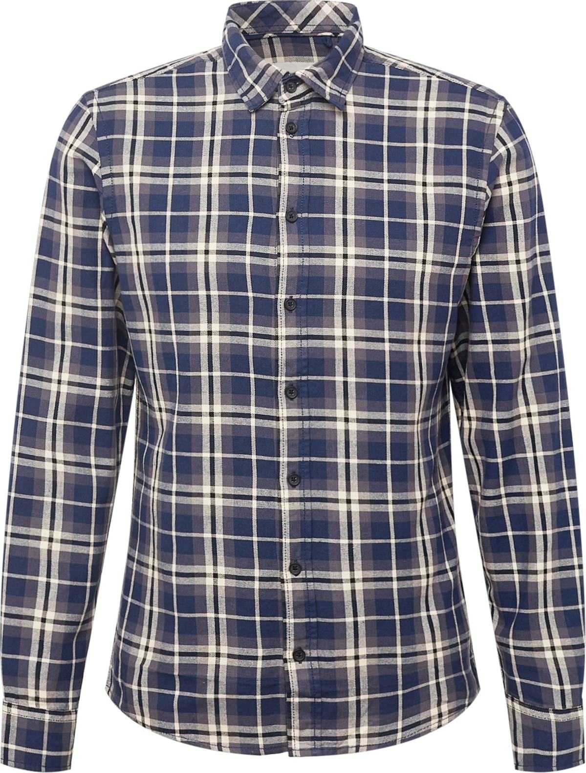 BLEND Košile námořnická modř / bílá