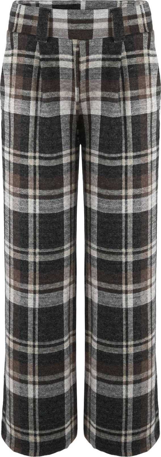 BLUE EFFECT Kalhoty hnědá / tmavě hnědá / barva vaječné skořápky