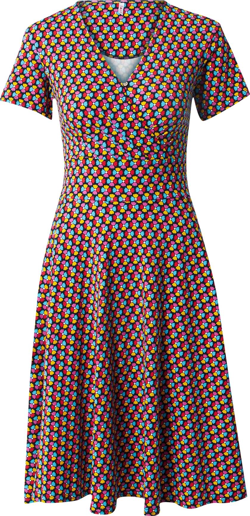 Blutsgeschwister Šaty 'Shalala Tralala' žlutá / pink / červená / černá