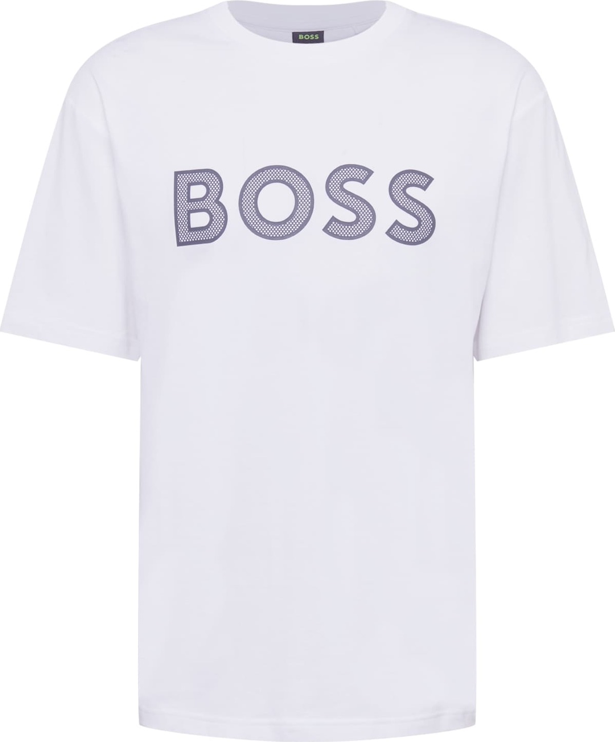 BOSS Green Tričko 'Teeos' tmavě šedá / bílá