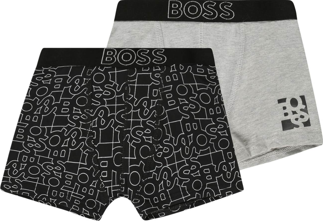 BOSS Kidswear Spodní prádlo šedá / černá / bílá