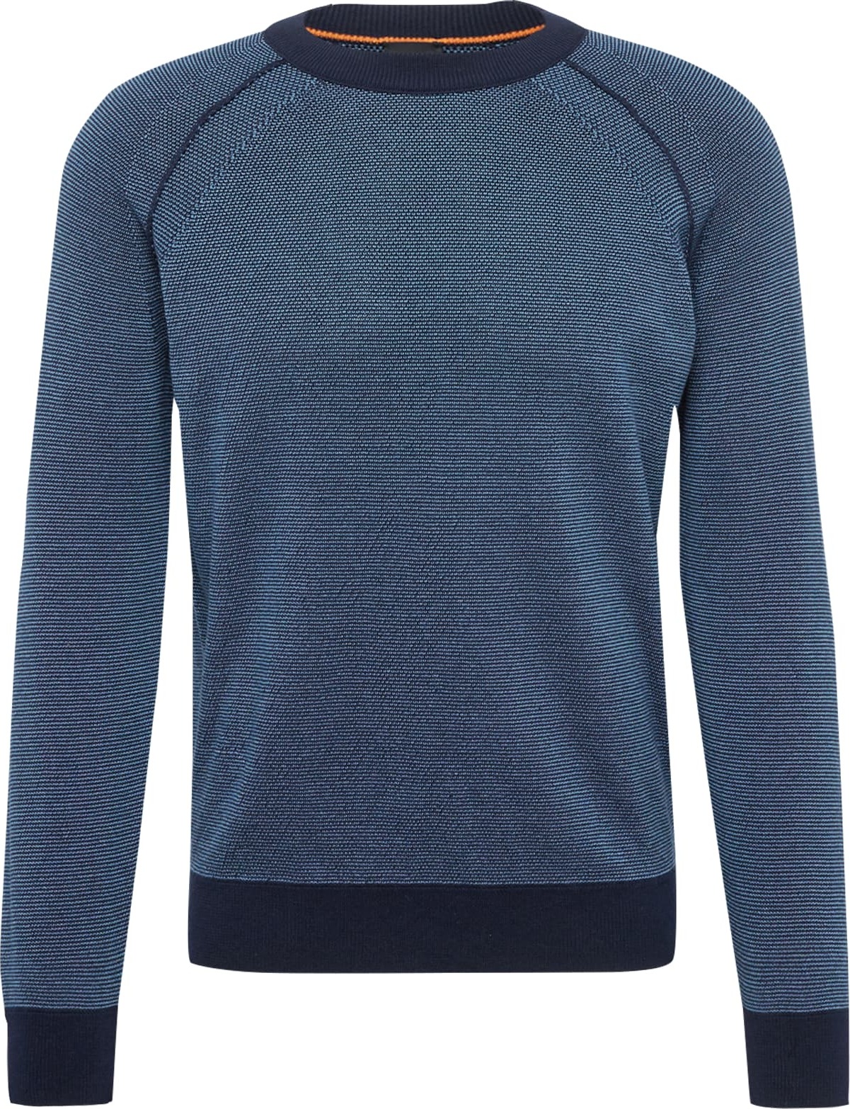 BOSS Orange Svetr 'Kapoki' námořnická modř / světlemodrá