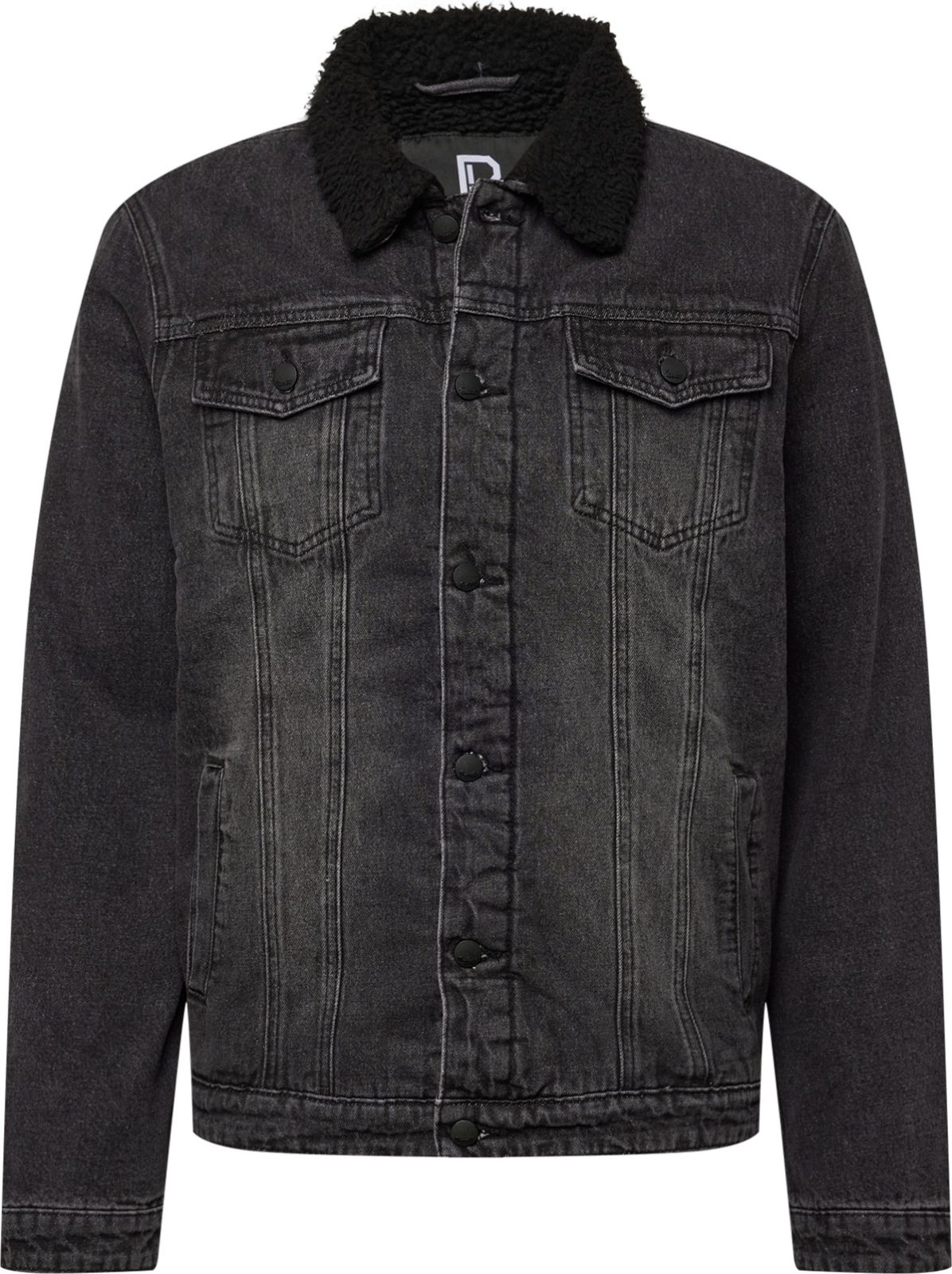 Brandit Přechodná bunda černá džínovina