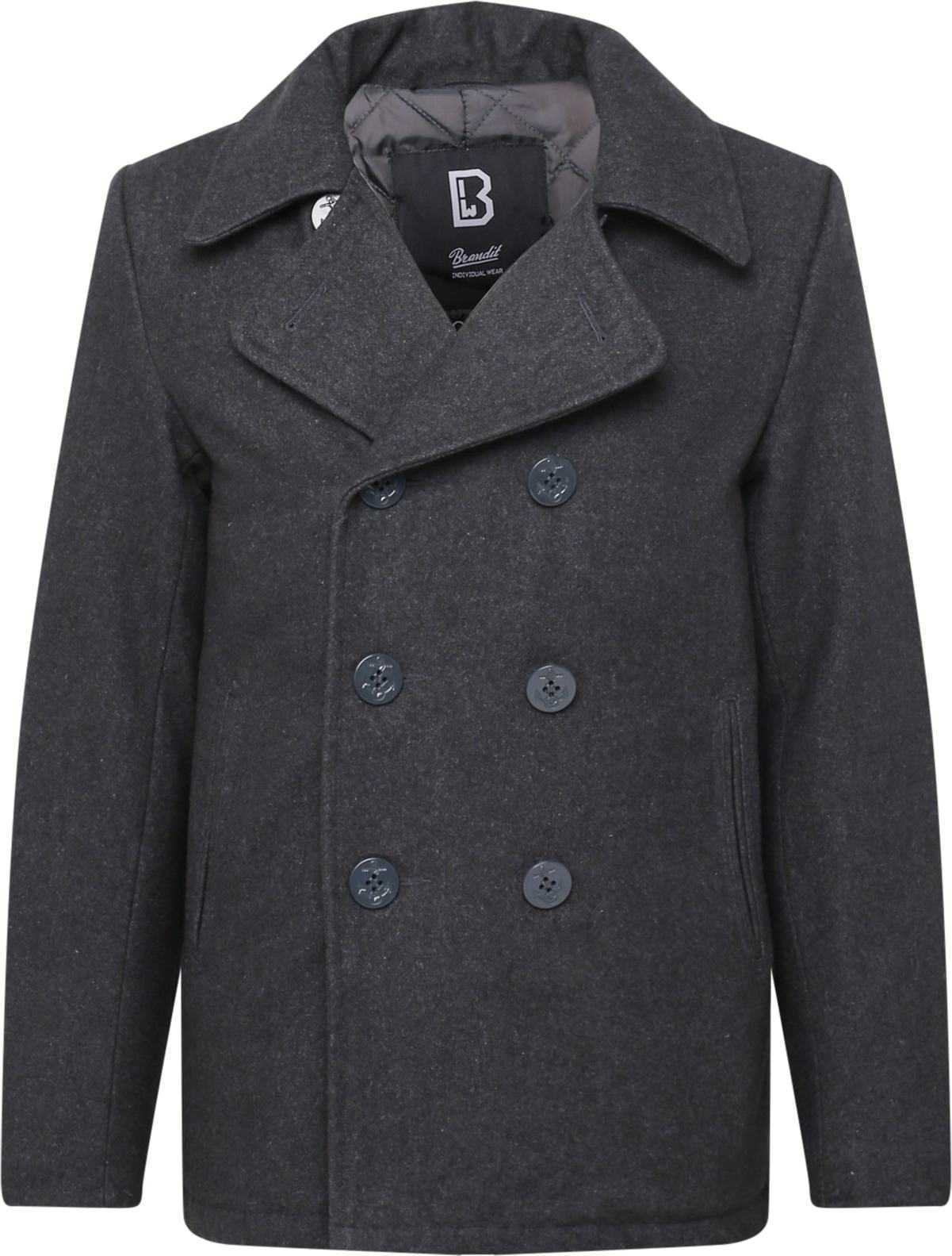 Brandit Zimní bunda 'Pea' antracitová