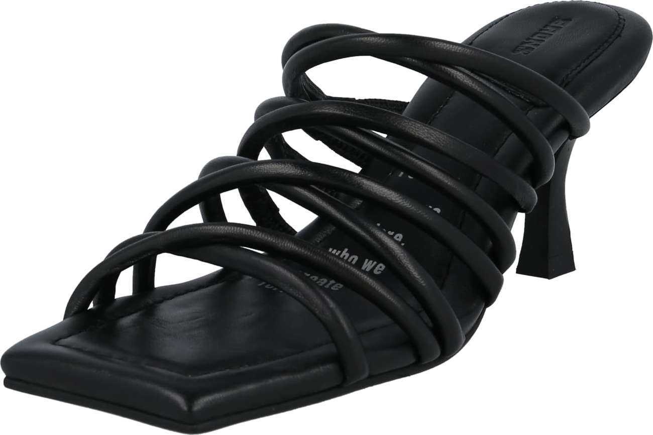 BRONX Pantofle černá